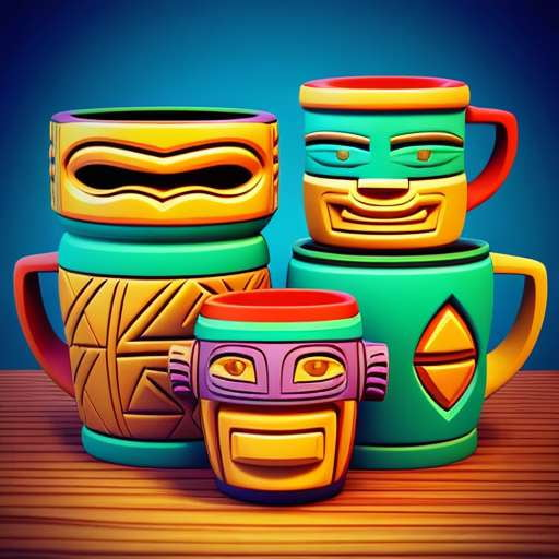 Tiki Mugs - Polynesian-Inspired Drinkware for Your Next Luau Party or Bar Collection - Socialdraft