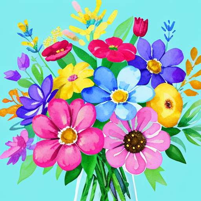 Floral Vector Art Midjourney Prompt for Custom Creation - Socialdraft