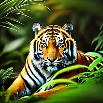 Jungle Animal Midjourney Templates for Creative Customizations - Socialdraft