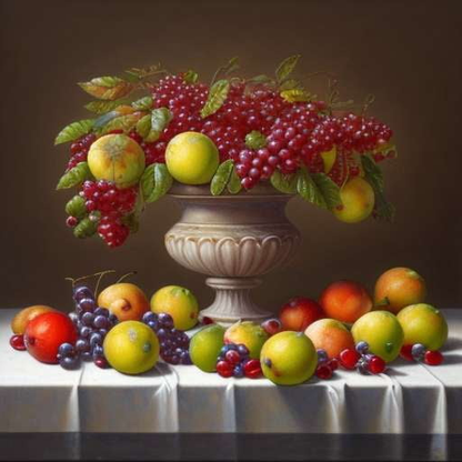 Midjourney Fruit Paintings: Photo-Realistic Art for Home Décor and Inspiration - Socialdraft
