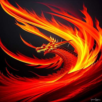 "Dragon's Fire"- Custom Midjourney Prompt for Stunning Dragon Artwork - Socialdraft