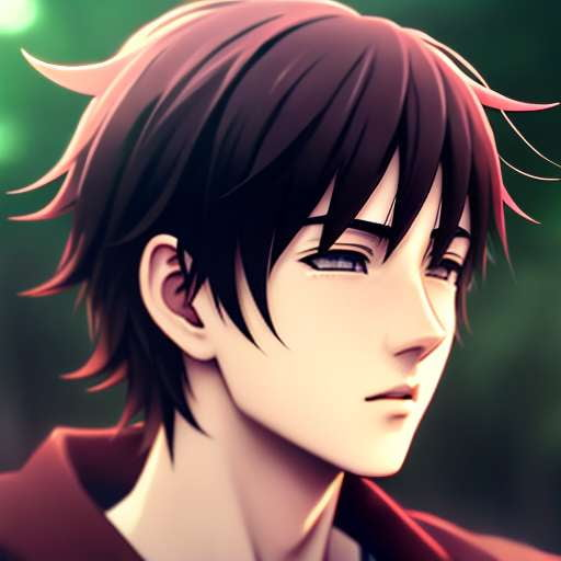 Anime Boy Midjourney Prompt - Create Your Own Custom Close-Up Portrait - Socialdraft