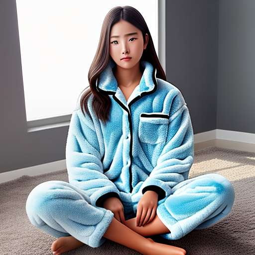 Sporty Fleece Pajamas Midjourney Creation - Customizable DIY Prompt - Socialdraft