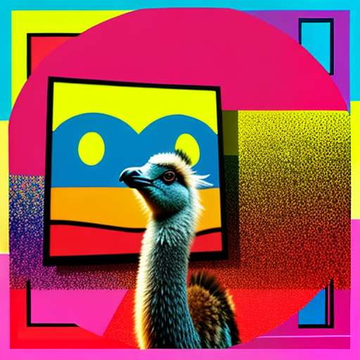 Entertaining Emu Midjourney Prompt - Socialdraft