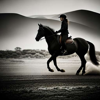 Horseback Journey: Midjourney Prompt for Stunning Equine Drawings - Socialdraft