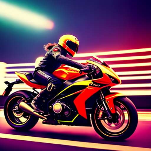 Customizable Street Racing Motorcycle Rider Midjourney Prompt - Socialdraft