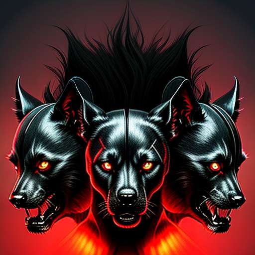 Cerberus Portrait Midjourney Prompt - Create Your Own Mythical Masterpiece - Socialdraft