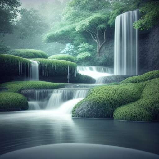 Midjourney Waterfall Landscapes - Customizable Prompt for Artistic Recreation - Socialdraft