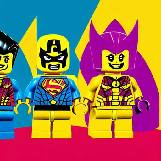 Customizable Midjourney Prompts for Creating Superhero LEGO Characters - Socialdraft