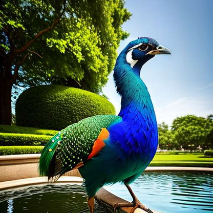 Peacock Dreams - Custom Midjourney Prompt for Unique Image Generation - Socialdraft