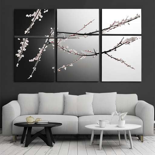 Midjourney Oriental Nature Wall Posters - Create Your Own Zen Space - Socialdraft