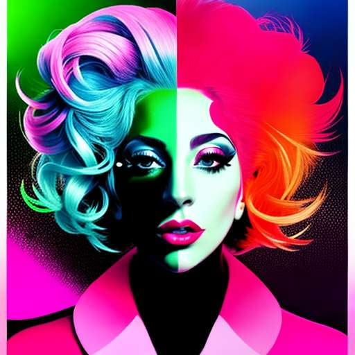 Midjourney Lady Gaga Art Print Bundle for Creative Minds - Socialdraft