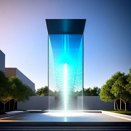 Modern Solar Urn Fountain Midjourney Design Prompt - Socialdraft