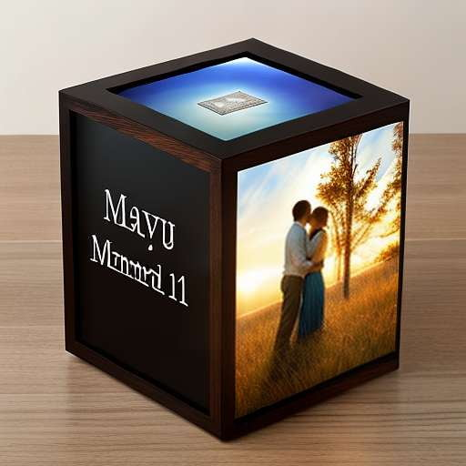 Memory Cube Photo Prompt - Create Your Own Beautiful Memorial Cube - Socialdraft