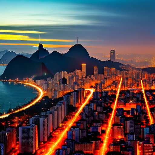 "Rio de Janeiro Skyline" Midjourney Prompt - Customizable Image Generation - Socialdraft