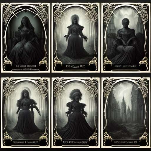 "Tarot Card Backcovers - Unique Custom Designs for a Mystical Touch" - Socialdraft