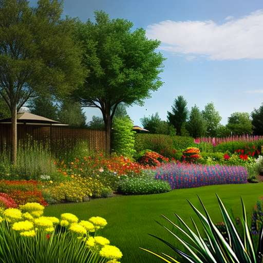 Firewise Garden Midjourney Prompt - Customizable Wildfire Prevention Landscape Design - Socialdraft