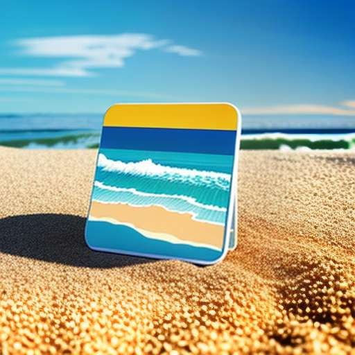 Ocean Sunscreen Coaster Midjourney Prompt - Customizable Beach Inspired Image Creation - Socialdraft