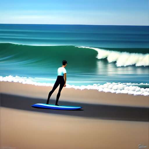 Surfboard Yoga Midjourney Prompt: Ride the Waves of Your Imagination - Socialdraft