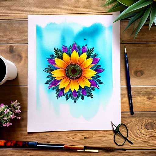 Bohemian Flower Midjourney Art Prompt for Unique Customizations - Socialdraft
