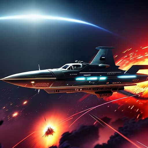 "Interstellar Warfare" - Customizable Midjourney Prompt for Epic Sci-Fi Battles - Socialdraft