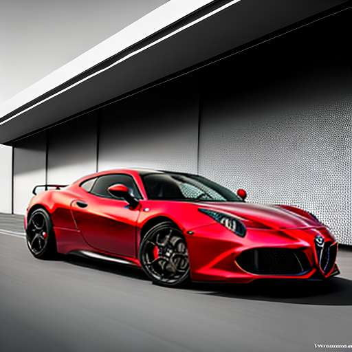Alfa Romeo Showroom Portrait Midjourney Prompt - Customizable Text-to-Image Creation for Car Enthusiasts - Socialdraft