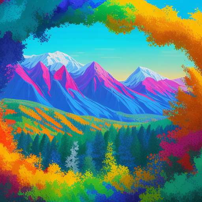 Scenic Midjourney Illustrations in Bold & Vibrant Colors - Socialdraft