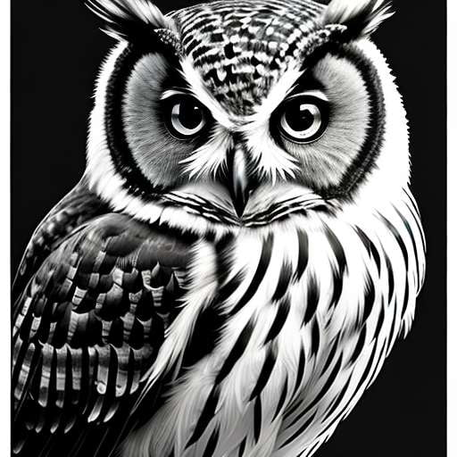 "Wise Owl" Midjourney Portrait Prompt - Socialdraft