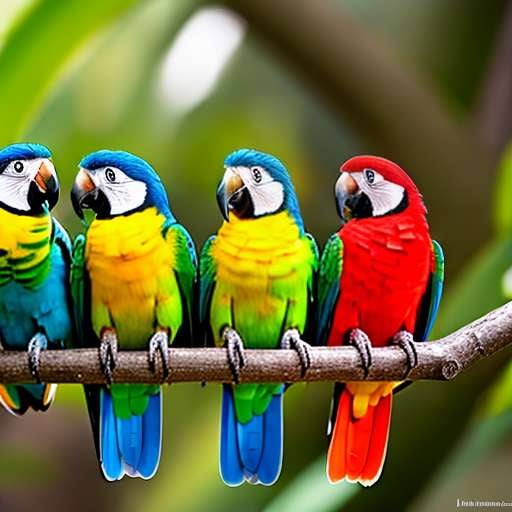 Parrot Family Midjourney Prompt for Customized Text-to-Image Generation - Socialdraft