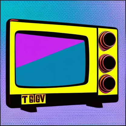 Retro Pop Art Animal Midjourney Prompt with 1980s Static TV Screen Effect - Socialdraft