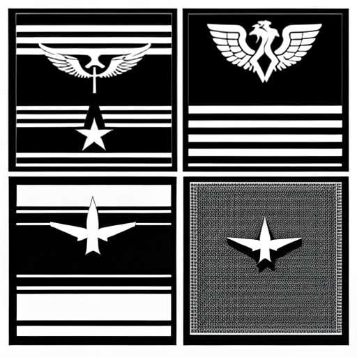 Pixel Art Military Insignia Midjourney Prompt - Create Custom Army, Navy, Air Force & Marine Images - Socialdraft