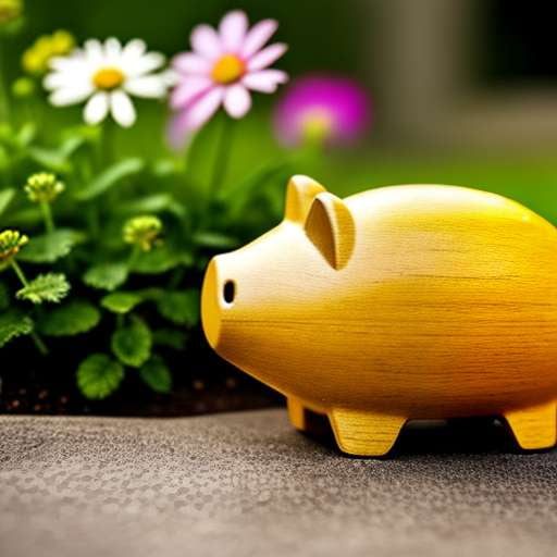 Customizable Wooden Piggy Bank Midjourney Prompt for DIY Savings Box Art - Socialdraft