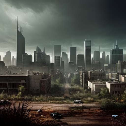 The Last of Us Abandoned City Midjourney Prompt - Customizable Image Generator - Socialdraft