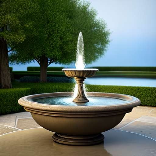 Stone Fountain Midjourney Prompt - Create Your Own Traditional Water Feature - Socialdraft