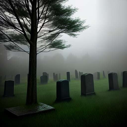 Foggy Graveyard Midjourney Prompt for Spooky Art Inspiration - Socialdraft