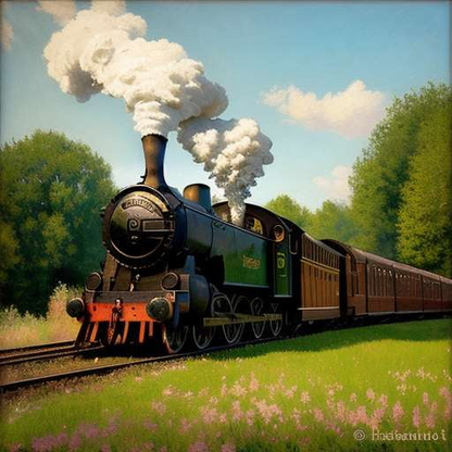 Midjourney Steam Trains Prompts for Creative Art Projects - Socialdraft