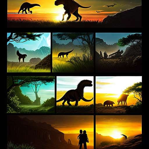 Dino Adventure Midjourney Comic Strip: Create Your Own Jurassic Tale - Socialdraft