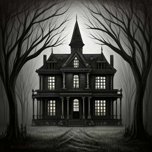 Midjourney Prompts: Moody Haunted Houses for Spooky Creativity - Socialdraft