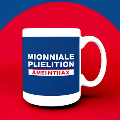 "Political Graphics" Midjourney Mug with Customizable Design - Socialdraft