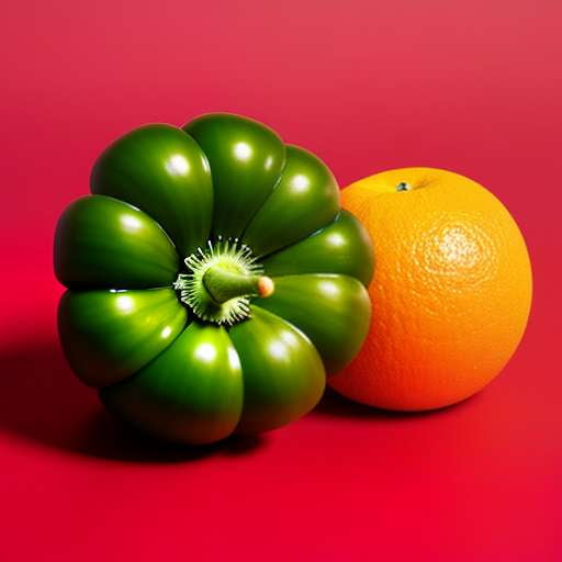 "Customizable Minimalist Veggie and Fruit Still-Life Midjourney" - Socialdraft