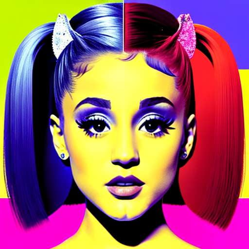 Ariana Grande Pop Art Midjourney Prompt - Create Your Own Unique Masterpiece - Socialdraft