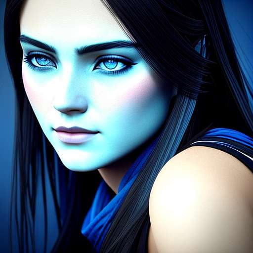 Blue Huntress: Custom Midjourney Prompt for Stunning Imagery - Socialdraft