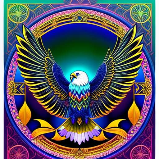 Eagle Mandala Customizable Midjourney Prompt for Stunning Images - Socialdraft