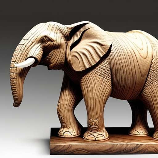 Animal Wood Carvings with Exquisite Detail for Home Decor and More - Midjourney Prompt - Socialdraft