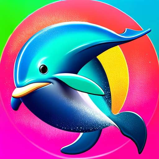 Playful Dolphin Portrait Midjourney Prompt: Customizable Dolphin Art in Stunning Detail - Socialdraft