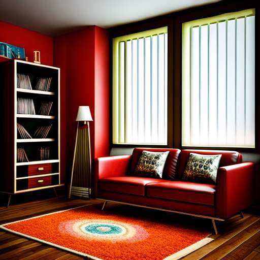 Retro Home Design Midjourney Prompt - Customizable 80s Aesthetic Interiors - Socialdraft