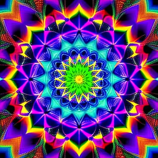 Geometric Mandala Midjourney Prompt for Custom Art Creation - Socialdraft