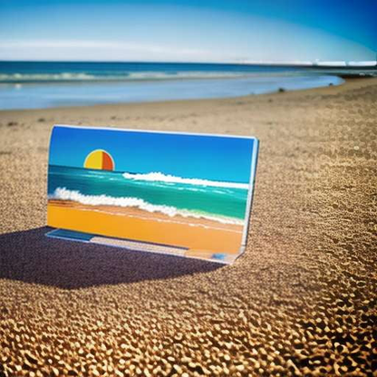 Beach Boardshop Landscape Midjourney Image Prompt - Socialdraft