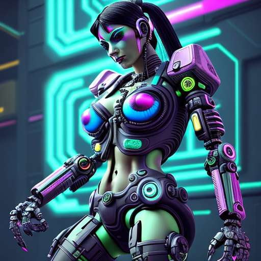 Cyberpunk Fantasy Girls Midjourney Prompts - Create Your Own Sultry Sirens - Socialdraft