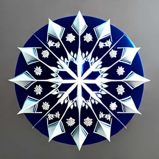 Snowflake Mosaic Mirror: Design Your Own with Midjourney Prompts - Socialdraft